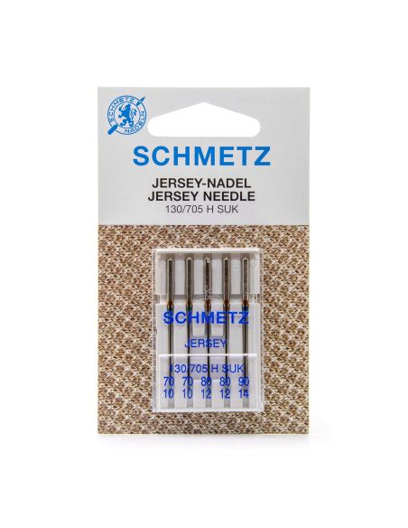 Assortiement 5 aiguilles machine SCHMETZ Jersey - Taille 70 - 90