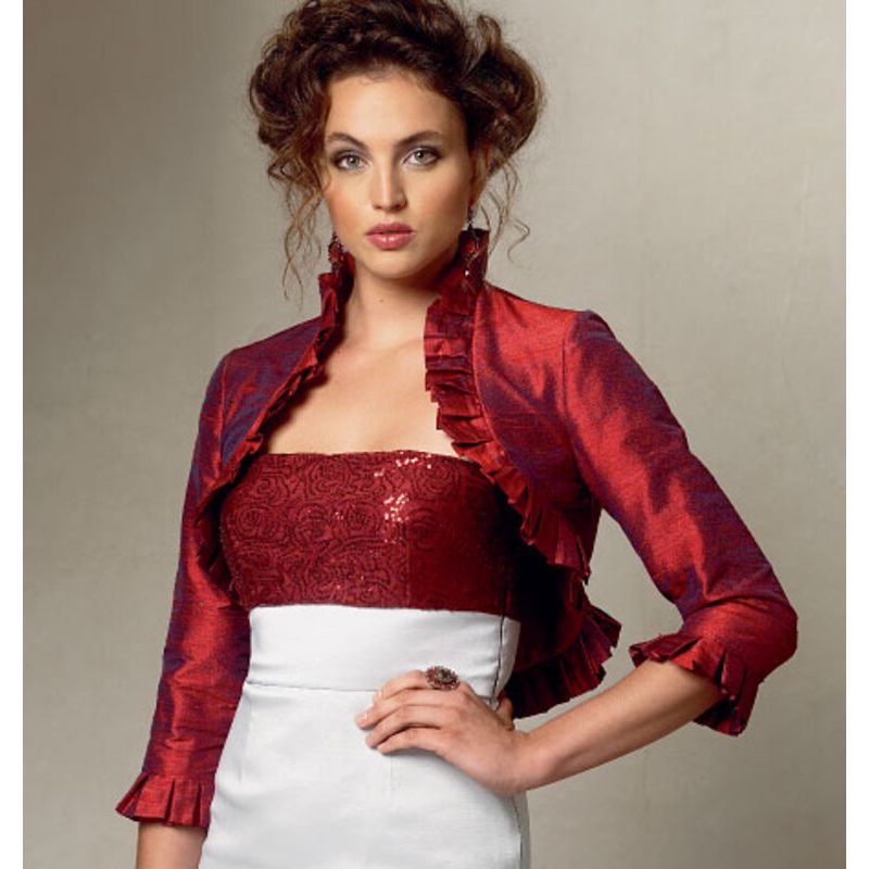 Patron Vogue 8957 E5 - Boléros femme