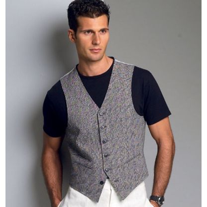 Patron Vogue 8987 MUU - Gilet de costume homme 2