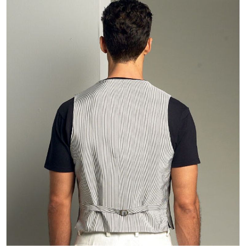 Patron Vogue 8987 MXX - Gilet de costume homme