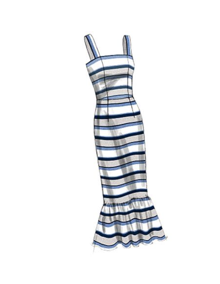 Patron Vogue 8766 AA - Robes femme styles fourreau et patineuse