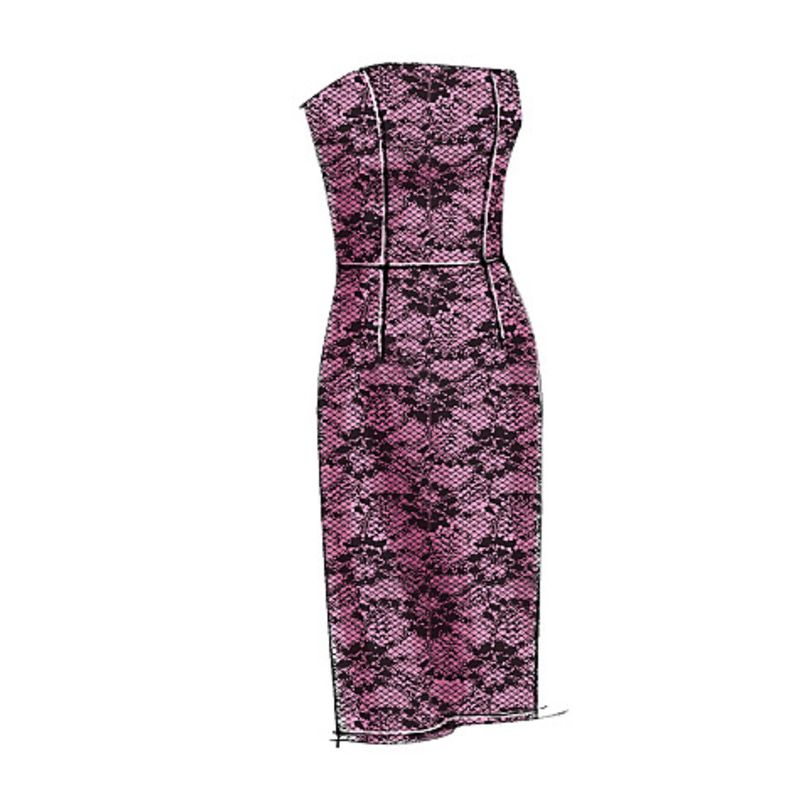 Patron Vogue 8766 AA - Robes femme styles fourreau et patineuse