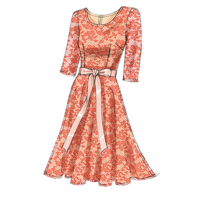 Patron Vogue 8766 D5 - Robes femme styles fourreau et patineuse