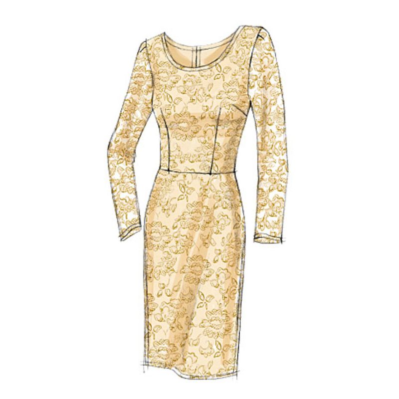 Patron Vogue 8766 D5 - Robes femme styles fourreau et patineuse