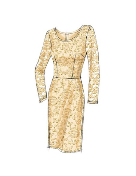 Patron Vogue 8766 D5 - Robes femme styles fourreau et patineuse