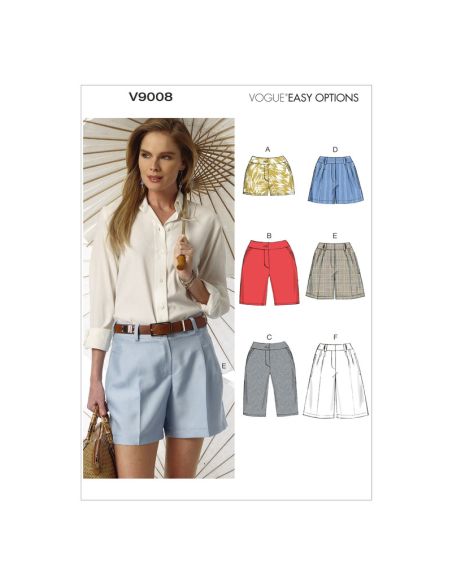 Patron Vogue 9008 A5 - Short femme