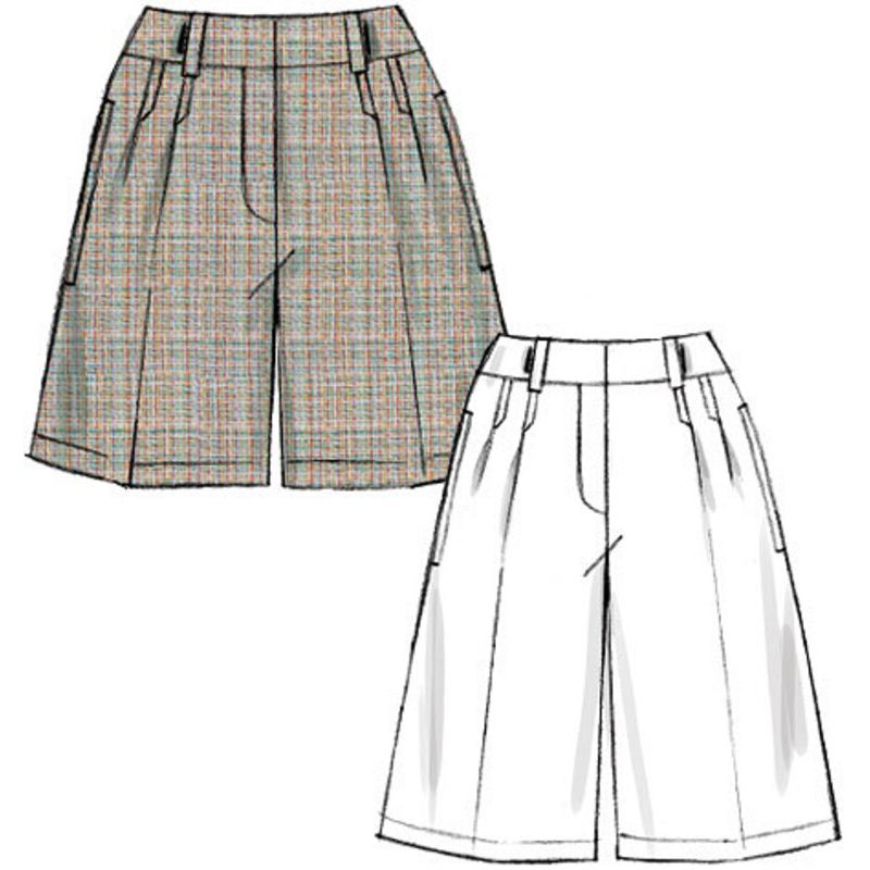 Patron Vogue 9008 E5 - Short femme