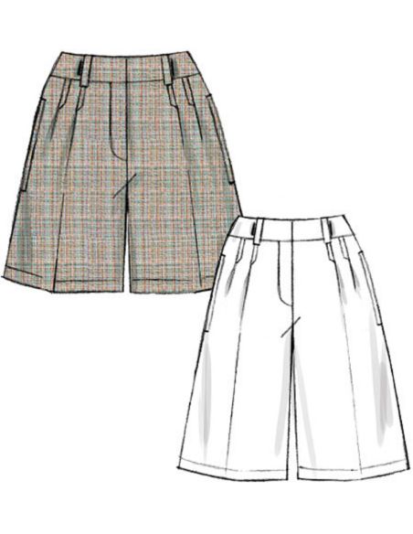 Patron Vogue 9008 E5 - Short femme