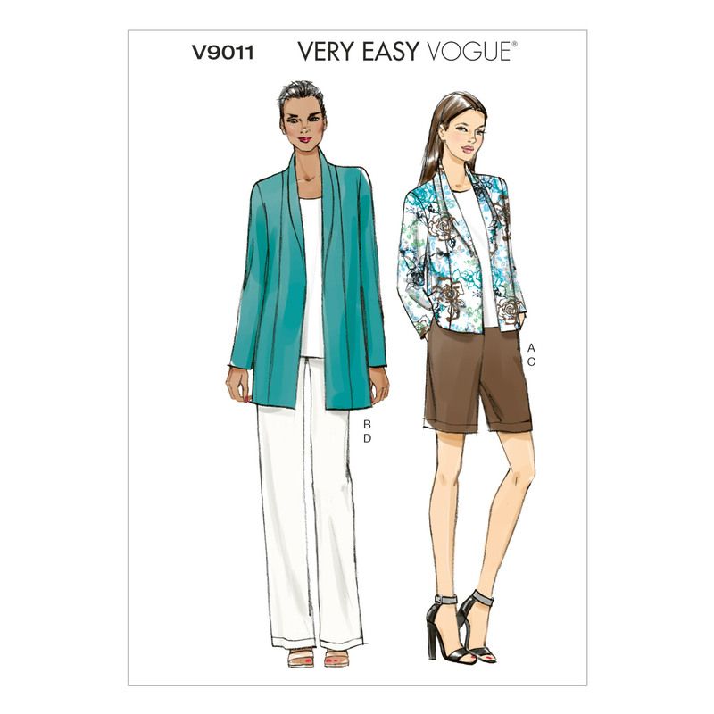 Patron Vogue 9011 Y - Veste, short et pantalon