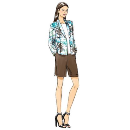 Patron Vogue 9011 ZZ - Veste, short et pantalon 2