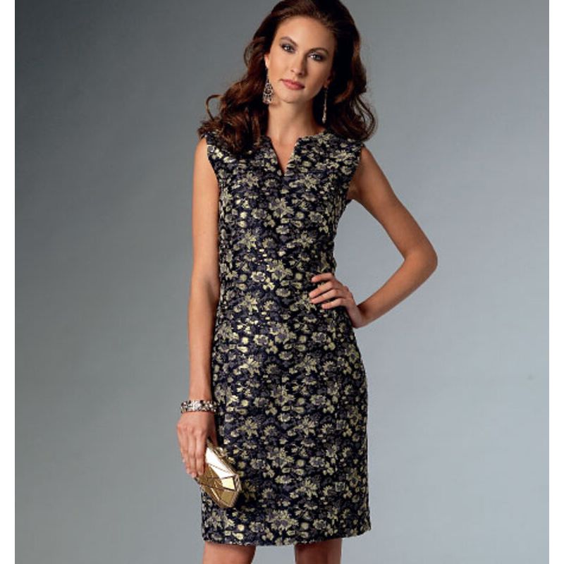 Patron Vogue 9050 E5 - Robe femme, style fourreau ou patineuse