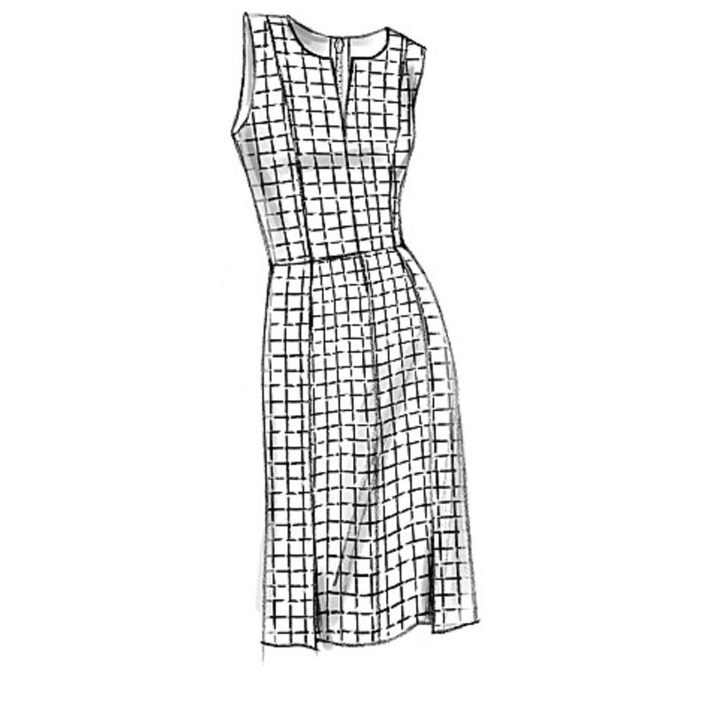 Patron Vogue 9167 A5 - Robes à coutures princesse, style fuseau ou patineuse