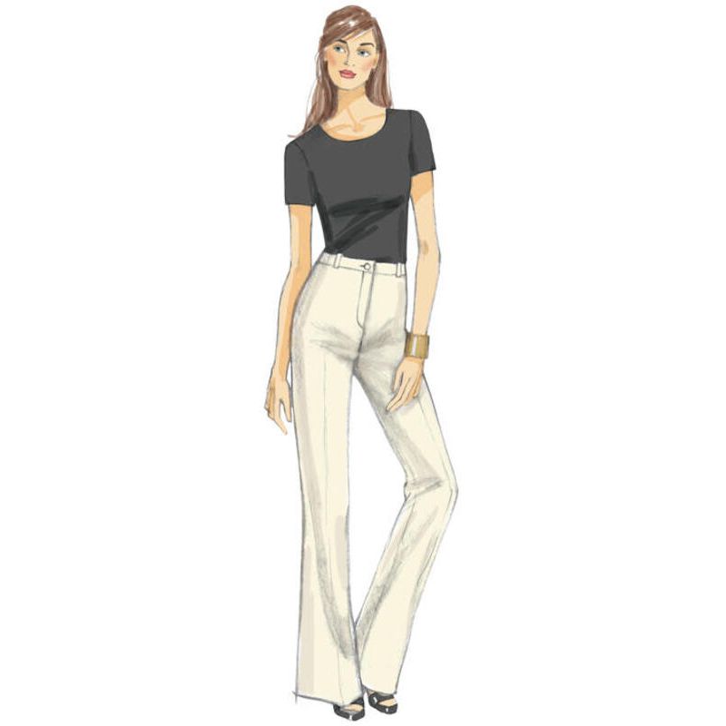 Patron Vogue 9181 A5 - Pantalon pour femme coupe Bootcut