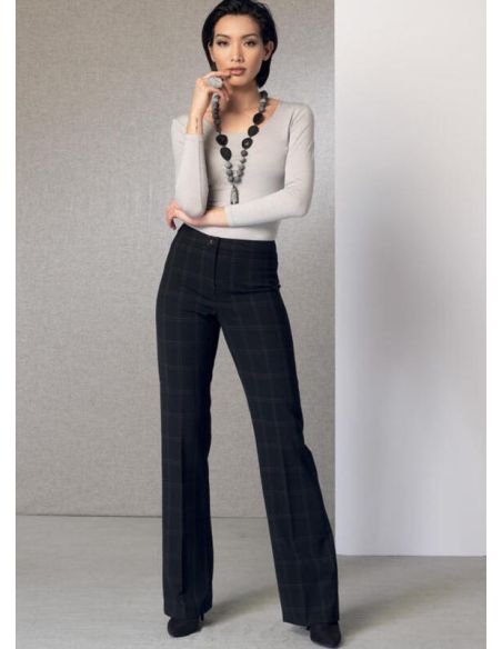 Patron Vogue 9181 A5 - Pantalon pour femme coupe Bootcut