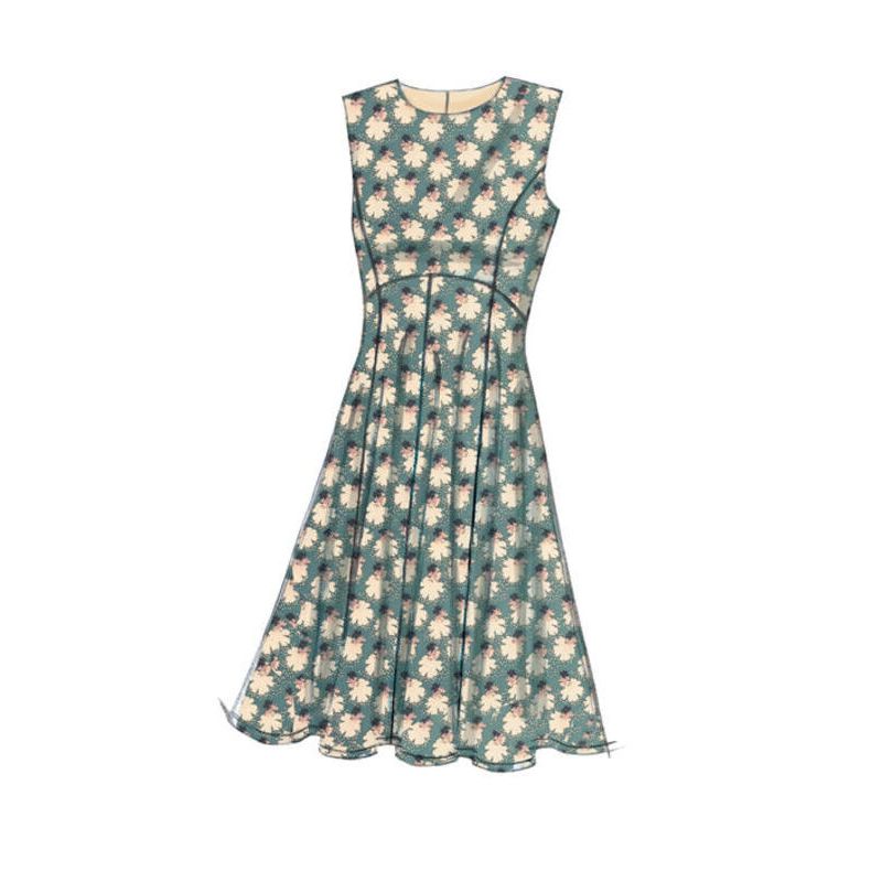 Patron Vogue 9202 A5 - Robes femme à coutures princesse