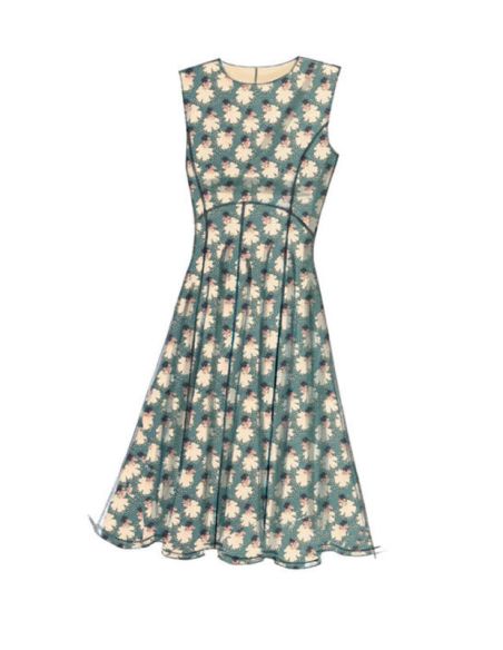 Patron Vogue 9202 A5 - Robes femme à coutures princesse