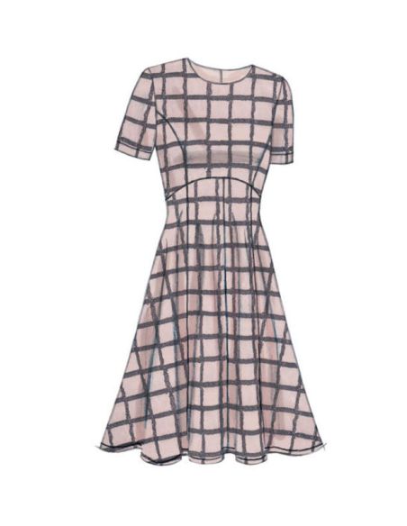 Patron Vogue 9202 A5 - Robes femme à coutures princesse