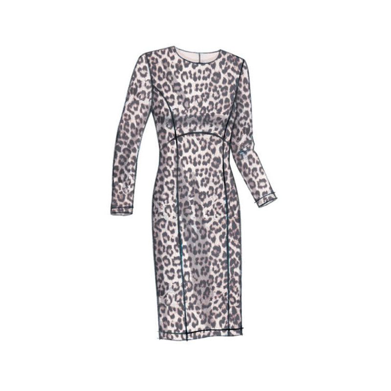 Patron Vogue 9202 A5 - Robes femme à coutures princesse