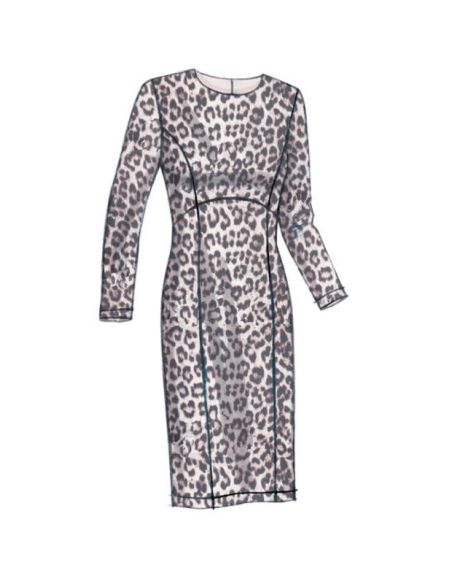 Patron Vogue 9202 A5 - Robes femme à coutures princesse