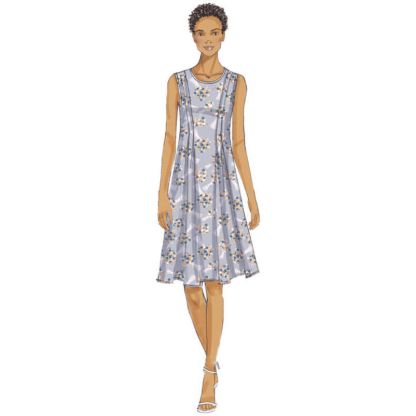 Patron Vogue 9236 E5 - Robe femme avec plis lâchés, disponible en deux longueurs 2