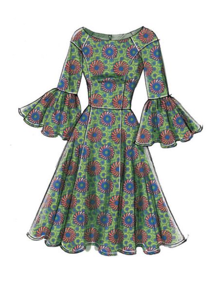 Patron Vogue 9239 A5 - Robes femme, style fourreau ou évasé