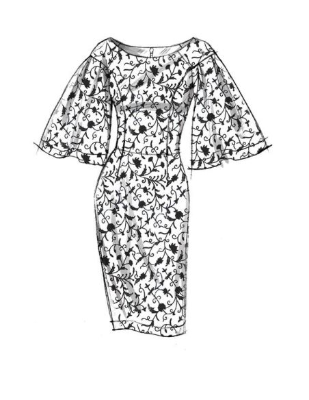 Patron Vogue 9239 A5 - Robes femme, style fourreau ou évasé