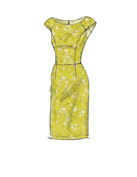 Patron Vogue 9239 A5 - Robes femme, style fourreau ou évasé