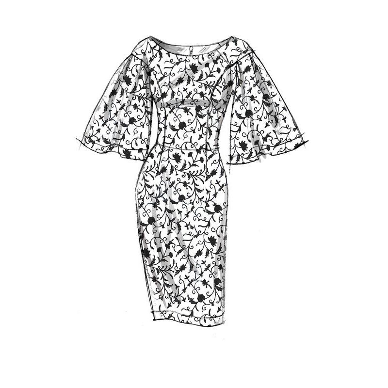 Patron Vogue 9239 E5 - Robes femme, style fourreau ou évasé