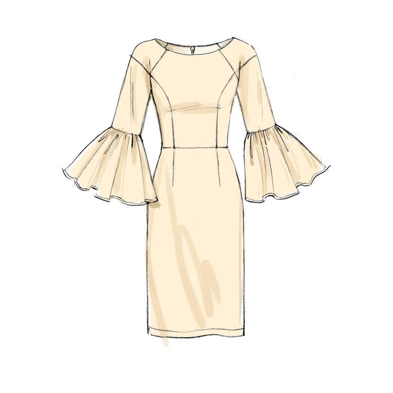 Patron Vogue 9239 E5 - Robes femme, style fourreau ou évasé