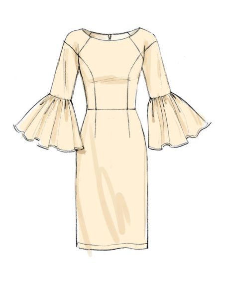 Patron Vogue 9239 E5 - Robes femme, style fourreau ou évasé