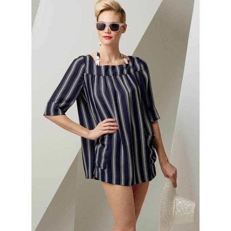 Patron Vogue 9255 A5 - Maillot de bain femme style vintage