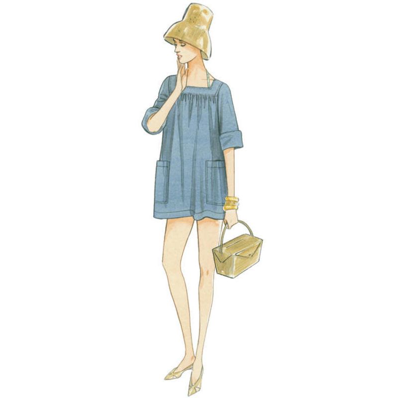 Patron Vogue 9255 A5 - Maillot de bain femme style vintage