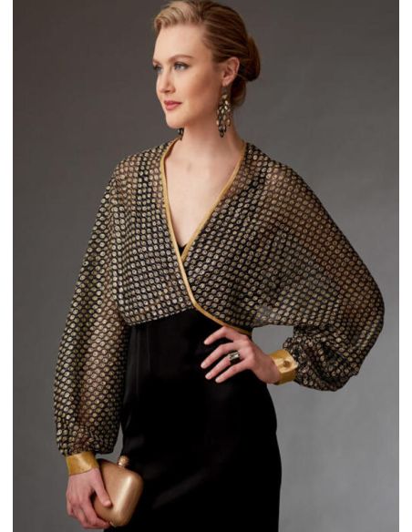 Patron Vogue 9276 OSZ - Boléros, capes et châles pour femme