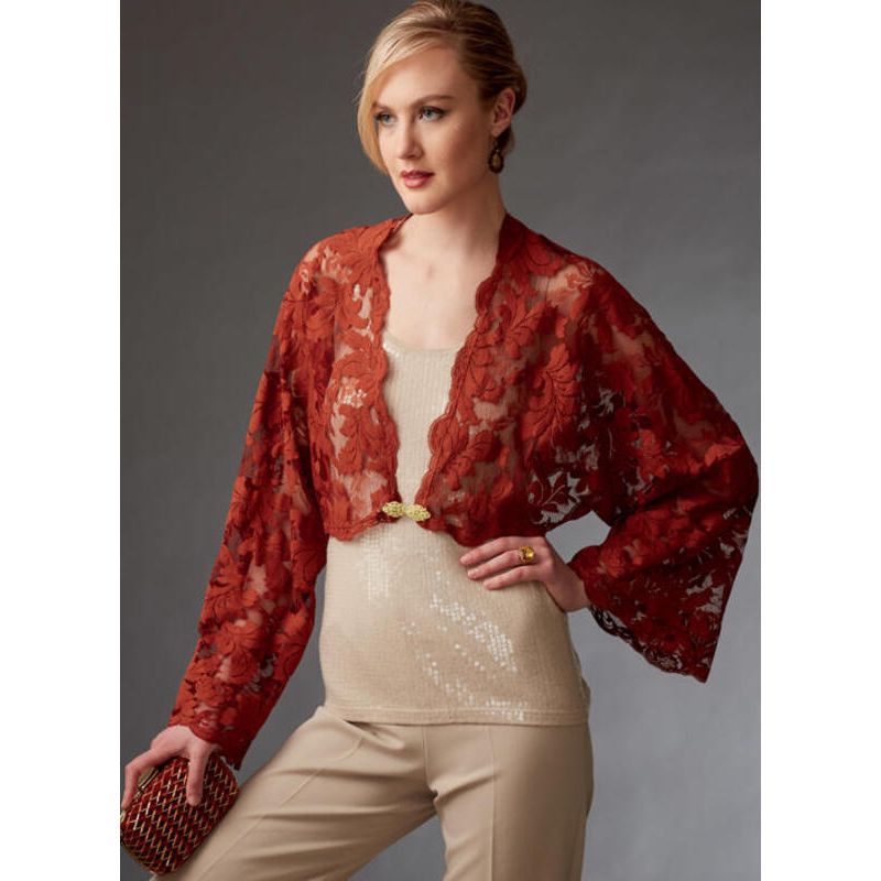 Patron Vogue 9276 OSZ - Boléros, capes et châles pour femme