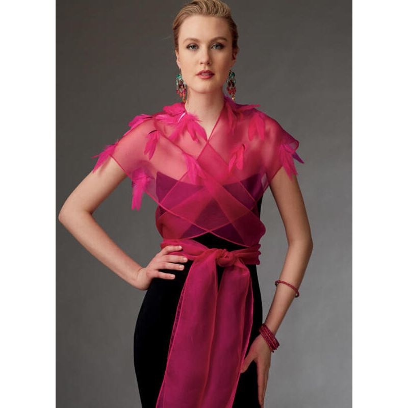 Patron Vogue 9276 OSZ - Boléros, capes et châles pour femme