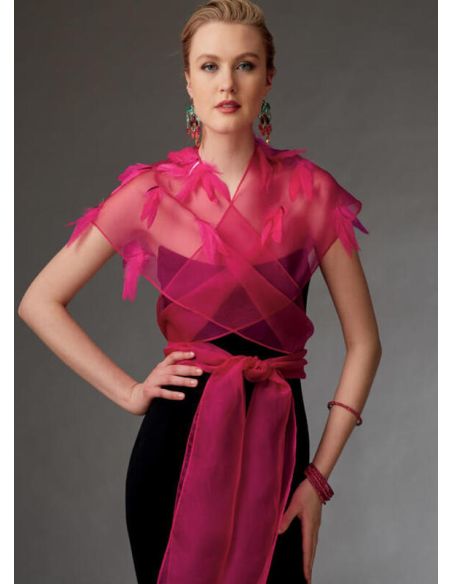 Patron Vogue 9276 OSZ - Boléros, capes et châles pour femme