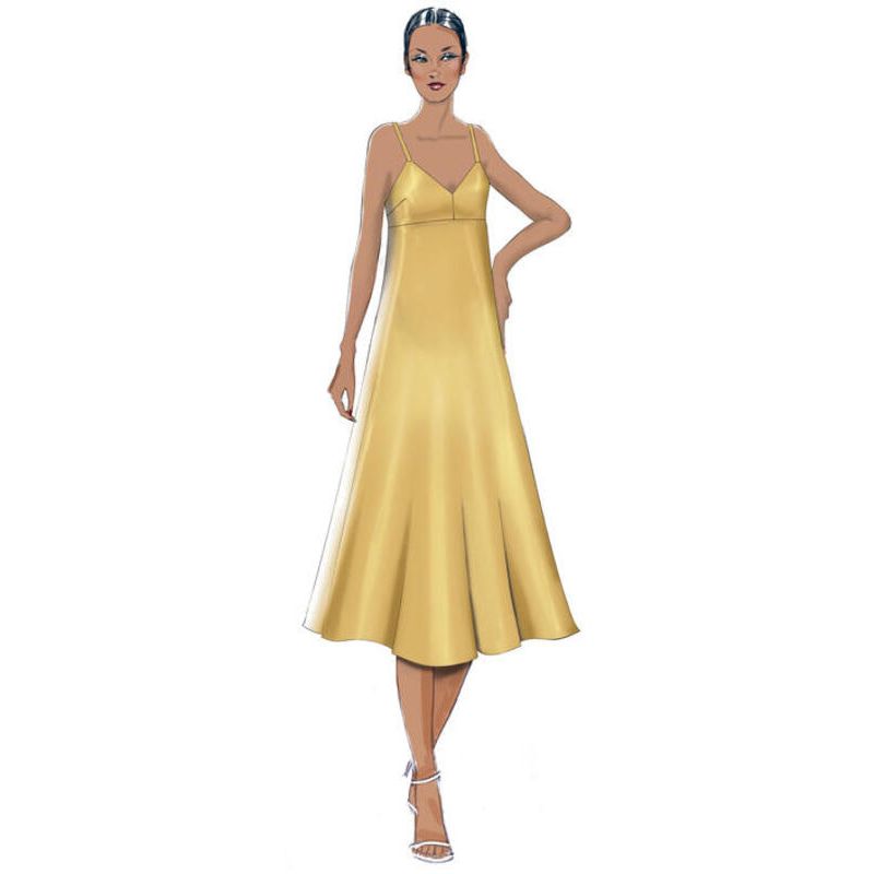 Patron Vogue 9278 A5 - Robe pour femme à bretelles