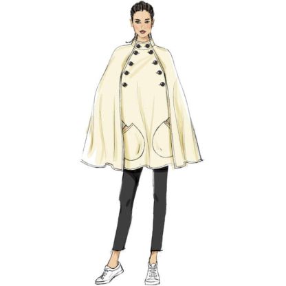 Patron Vogue 9288 Y - Cape & ceinture 2