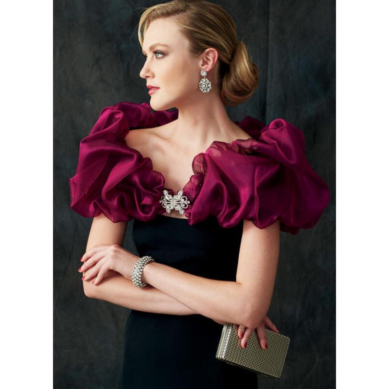 Patron Vogue 9291 XY - Châles boléro et écharpe