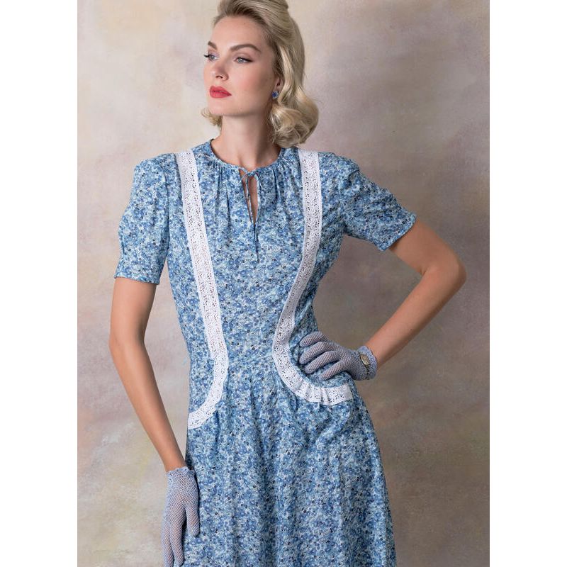 Patron Vogue 9294 A5 Robe femme style ann es 1930