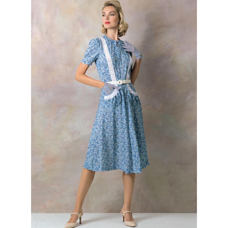 Patron Vogue 9294 A5 - Robe femme style années 1930