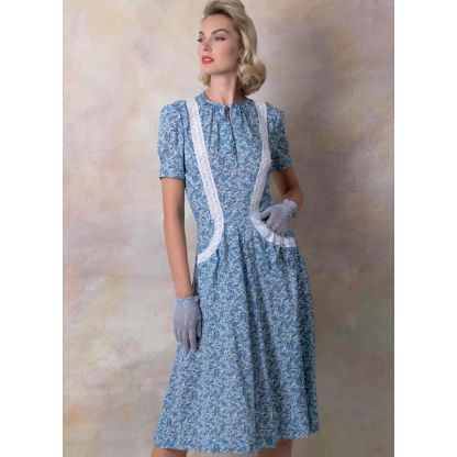 Patron Vogue 9294 E5 - Robe femme style années 1930 2