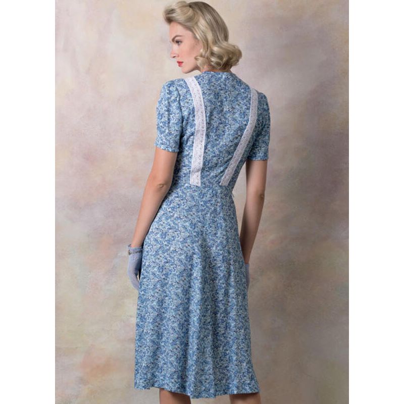 Patron Vogue 9294 E5 - Robe femme style années 1930