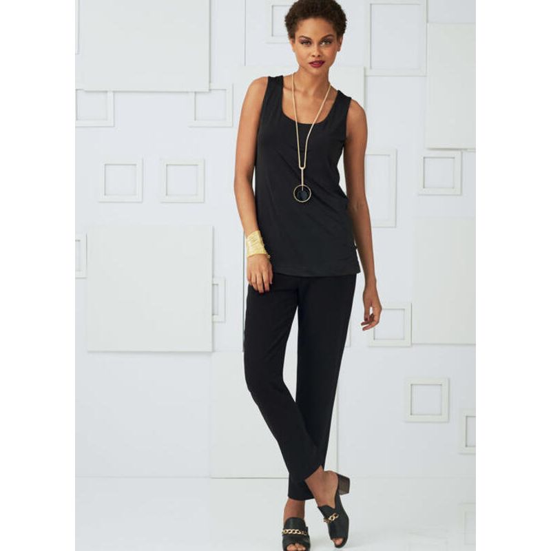 Patron Vogue 9286 ZZ - Ensemble pour femme : Chemisier, top, jupe et pantalon