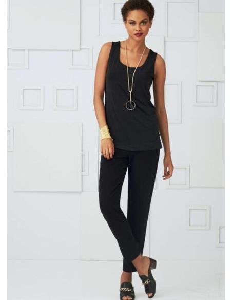 Patron Vogue 9286 ZZ - Ensemble pour femme : Chemisier, top, jupe et pantalon