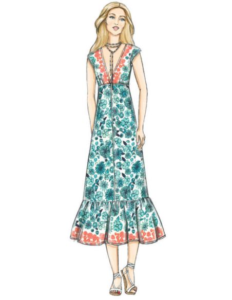 Patron Vogue 9311 OSZ - Robes amples