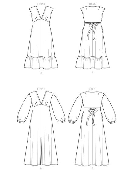 Patron Vogue 9311 OSZ - Robes amples