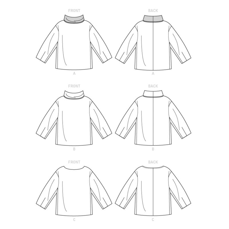 Patron Vogue 9330 OSZ - Haut très ample