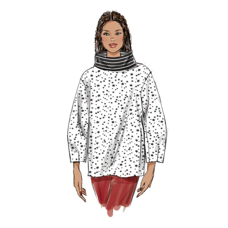 Patron Vogue 9330 OSZ - Haut très ample