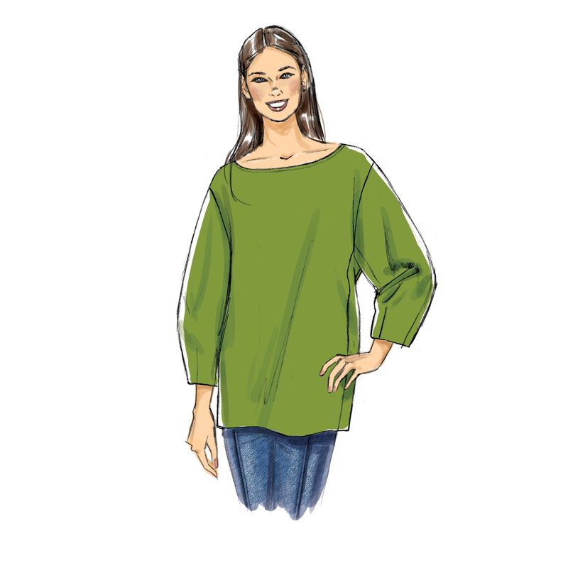 Patron Vogue 9330 OSZ - Haut très ample